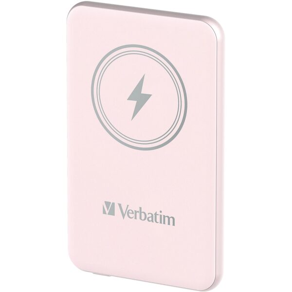 Verbatim MAG WIREL POWER BANK 5000 PINK CHARGEN GO POWERBANK 5000 PINK 32243 0023942322436