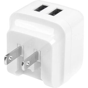 Startech 2X USB WALL CHARGER 17W / 3.4A . USB2PACWH 0065030860673