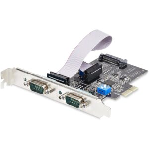 Startech 2-PORT SERIAL PCIE CARD . 2S232422485-PC-CARD 0065030900270