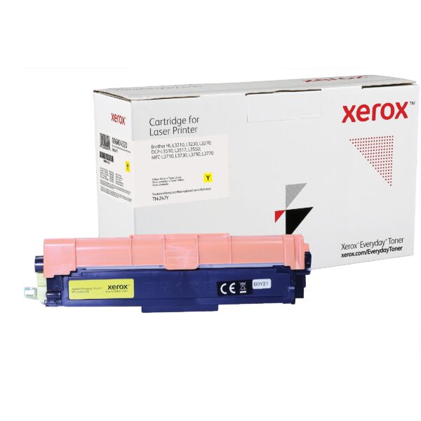 Xerox EVERYDAY TONER HIGH YIELD YELLOW CARTRIDGE EQUIVALENT TO B 006R04320 0095205066906