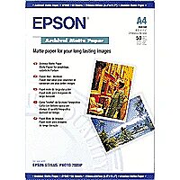 Epson ARCHIVAL MATTE PAPER A4/50/192G C13S041342 010343830073