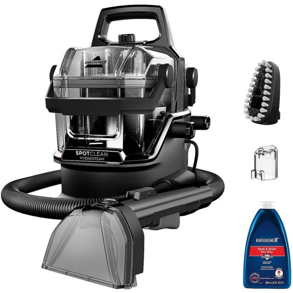 Bissell Portable Carpet and Upholstery Cleaner SpotClean HydroSteam Select Corded operating Washing function 1000 W Black 3697N 011120272123