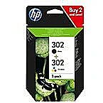 Hewlett Packard HP 302 Ink Cartridge Combo 2-Pck BLISTER X4D37AE#301 0190780475904