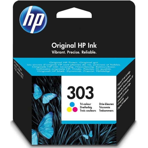 Hewlett Packard HP 303 Tri-colour Ink Cartridge T6N01AE#UUS 0190780570982