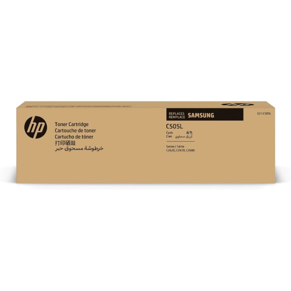 Hewlett Packard SAMSUNG CLT-C505L H-Yld Cyan Toner Cr SU035A 0191628447213