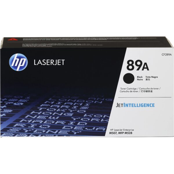 Hewlett Packard HP 89A BLACK LASERJET TONER CARTRIDGE CF289A 0192018046627