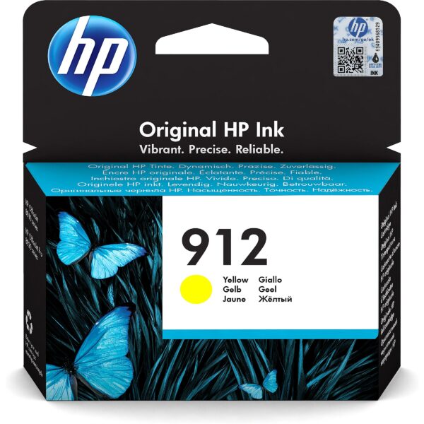 Hewlett Packard HP 912 Yellow Ink 3YL79AE 3YL79AE 0192545866798