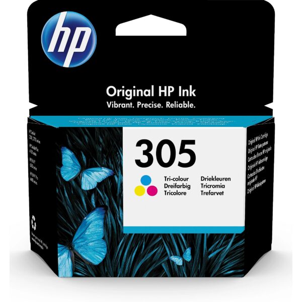 Hewlett Packard HP 305 Tri-color Original Ink Cartridge 3YM60AE#301 0193905429202