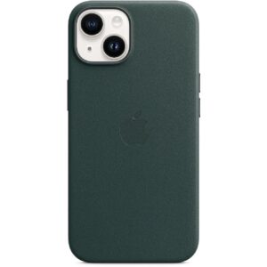 Apple iPhone 14 Leather Case with MagSafe - Forest Green MPP53ZM/A 0194253345275