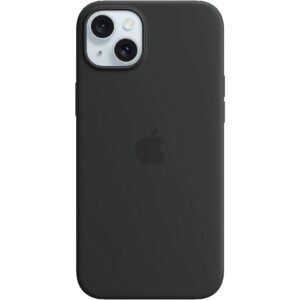 Apple iPhone 15 Plus Silicone Case with MagSafe - Black MT103ZM/A 0194253939542