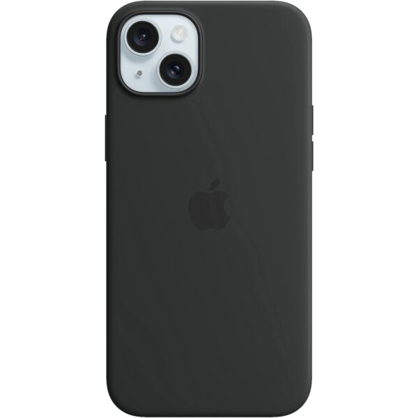 Apple iPhone 15 Plus Silicone Case with MagSafe - Black MT103ZM/A 0194253939542