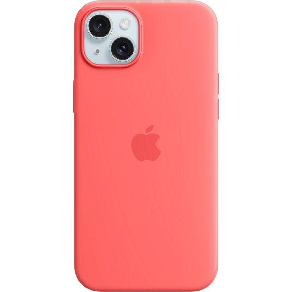 Apple iPhone 15 Plus Silicone Case with MagSafe - Guava MT163ZM/A 0194253939665