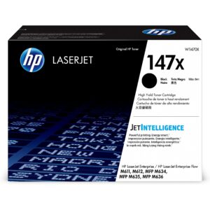 Hewlett Packard HP 147X BLACK LASERJET TONER CARTRIDGE W1470X 0194441304688