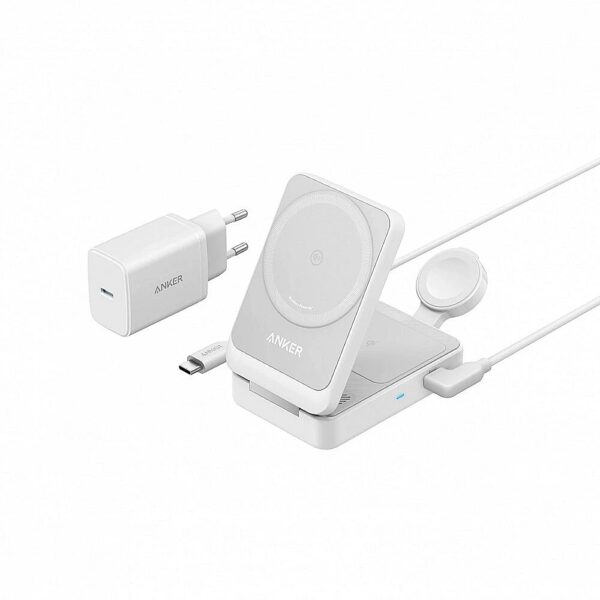 Anker MagGo 3-in-1 15W foldab le white EU B2557321 0194644157265