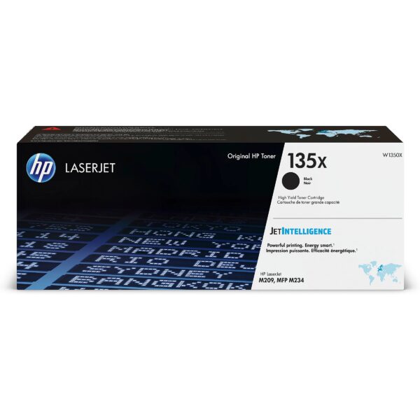 Hewlett Packard HP 135X BLACK ORIGINAL LASERJET TONER CARTRIDGE W1350X 0194850587276