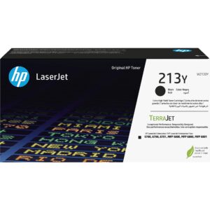 Hewlett Packard HP 213Y BLK ORIGINAL LASERJET TONER CRTG W2130Y 0196337061439