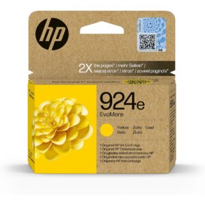 Hewlett Packard Tinte 924e EvoMore Gelb bis zu 800 Seiten 4K0U9NE#CE1 0196786147487