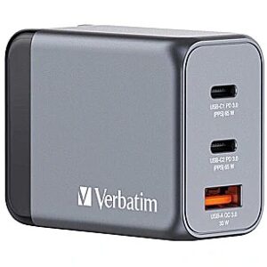 Verbatim Lādētājs Verbatim Wall Charger 65W Grey 32201V 023942322016