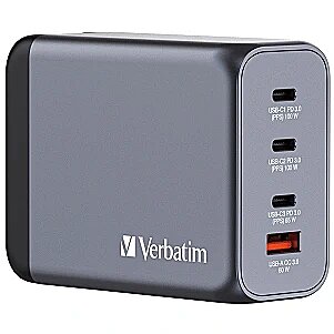 Verbatim Lādētājs Verbatim Wall Charger 200W Grey 32204V 023942322047