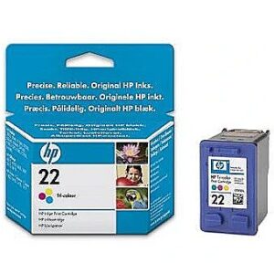 Hewlett Packard INK CARTRIDGE COLOR NO.22/5ML C9352AE 0829160941387