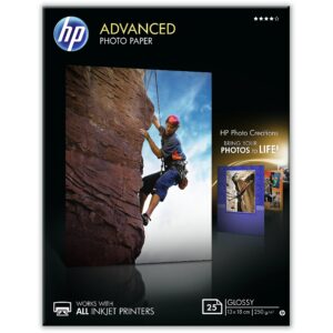 Hewlett Packard HP advanced photopaper glossy borderless Q8696A 0882780349643