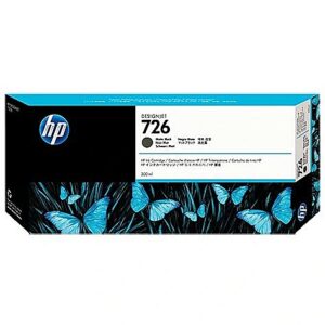 Hewlett Packard HP 726 ink black matte 300ml CH575A 0884420836360