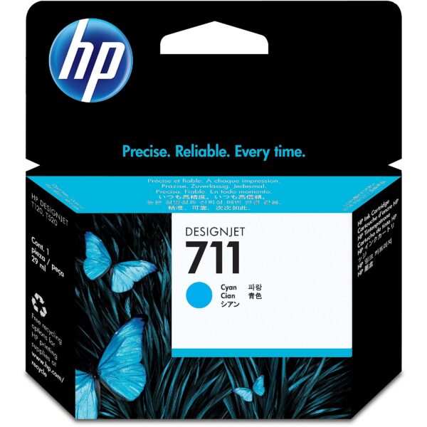 Hewlett Packard Ink HP 711 cyan | 29ml CZ130A 0886112841133