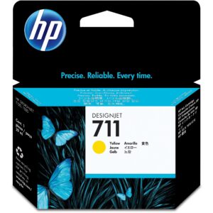 Hewlett Packard Ink HP 711 yellow | 29ml CZ132A 0886112841157