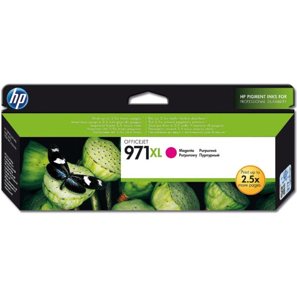 Hewlett Packard HP 971XL Ink Magenta OJ Pro X451 X551 DW Printer X476 X576 DW MFP 6600 pages CN627AE 0886112877408