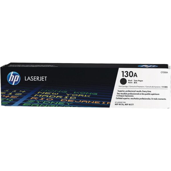 Hewlett Packard  HP 130A Black Original LaserJet Toner Cartridge CF350A 0886112939281