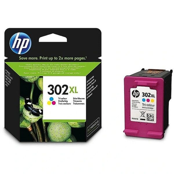 Hewlett Packard  Tintes kasete HP 302XL Color F6U67AE 0888793803073