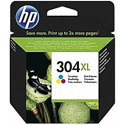 Hewlett Packard HP 304XL Tri-color Ink Cartridge N9K07AE#UUS 0889894860781