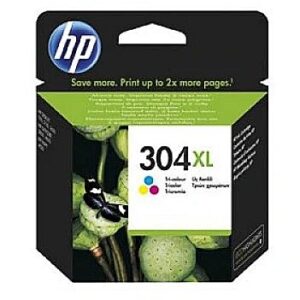 Hewlett Packard HP 304XL Tri-color Original Ink Cartridge (300 pages) N9K07AE 0889894860804