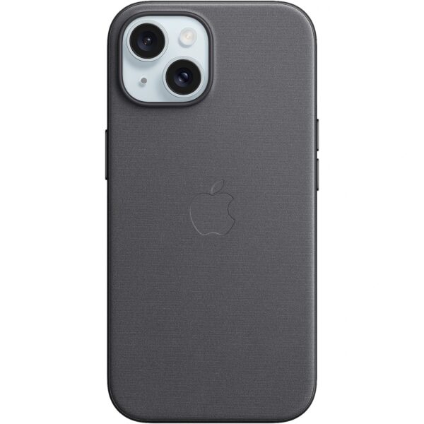 Apple iPhone 15 FineWoven Case with MagSafe - Black MT393ZM/A 194253945390