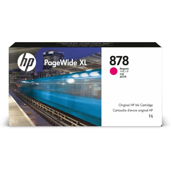 Hewlett Packard HP 878 1L Magenta PageWide XL Ink Crtg 312Z3A 195697355400