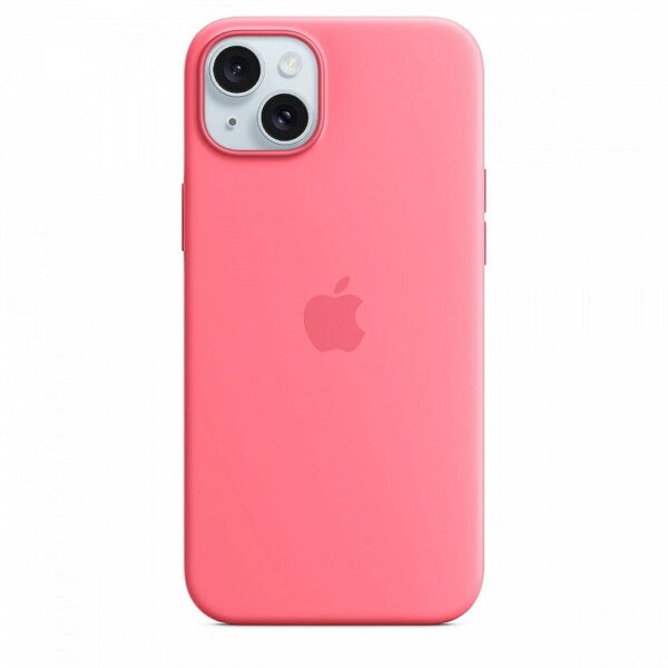 Apple Silicone Case with MagSafe for iPhone 15 Plus - Pink MWNE3ZM/A 195949505584