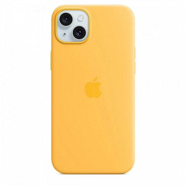 Apple Silicone Case with MagSafe for iPhone 15 Plus - Sunshine MWNF3ZM/A 195949505607