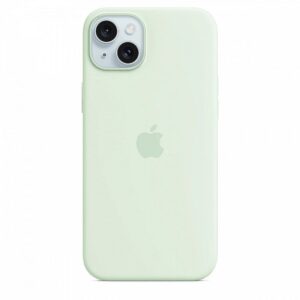 Apple Silicone Case with MagSafe for iPhone 15 Plus - Soft Mint MWNG3ZM/A 195949505621