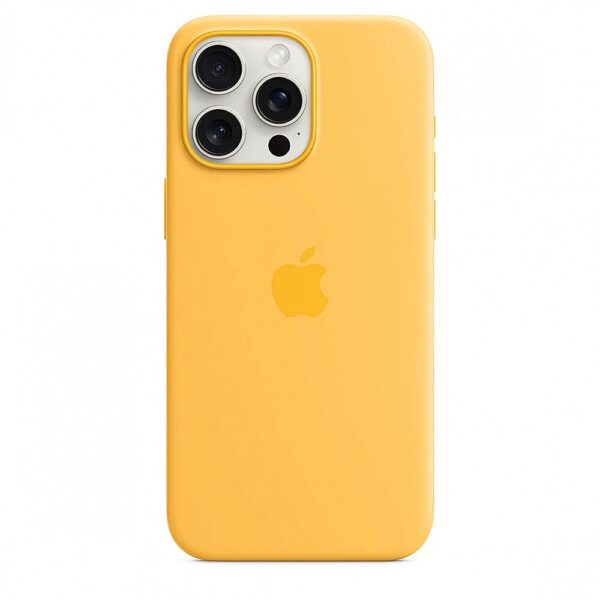 Apple Silicone Case with MagSafe for iPhone 15 Pro Max - Sunshine MWNP3ZM/A 195949505768