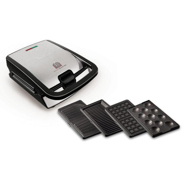 Tefal SW854D16 sandwich maker 700 W Black