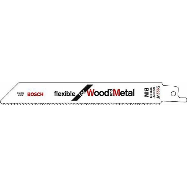 Bosch Bosch saber saw blade S 922 VF Flexible for Wood and Metal