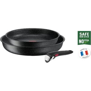 Tefal Ingenio Black Stone L3999032 3 el. czarny L3999032 3168430338371