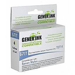 Generink Tintes kārtridžs Generink Epson E-71Y Yellow E-71Y-GI 3584770702830