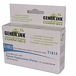 Generink Tintes kārtridžs Generink Epson E-18XL Yellow E-18XLY-GI 3584770703165