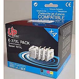 Uprint Epson E-27XL Pack BK (25ml) + C/M/Y (13ml) E-27XL-PACK4-UP 3584770723620