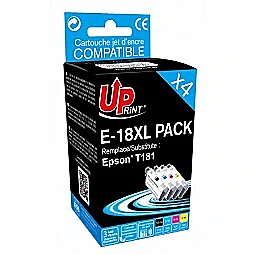 Uprint Epson E-18XL Black/Color E-18XL-PACK4-UP 3584770723668