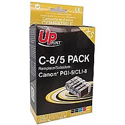 Uprint Tintes kārtridžs UPrint Canon PGI-5/CLI-8 Multipaka C-8/5-PACK-UP 3584770881894