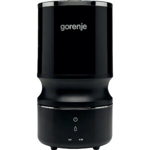 Gorenje Air Humidifier H08WB Humidifier 22 W Water tank capacity 0.8 L Suitable for rooms up to 15 m² Ultrasonic technology Black H08WB 3838782544415