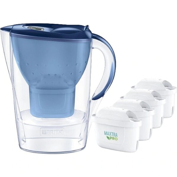 Brita Marella 3.5l XL filter jug + 4 cartridges Maxtra Pro Pure Performance Blue Marella XL + 4 PRO niebieski 4006387138943