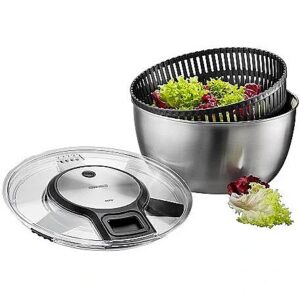 Gefu Speedwing salad spinner Stainless steel Button G-28160 4006664281607